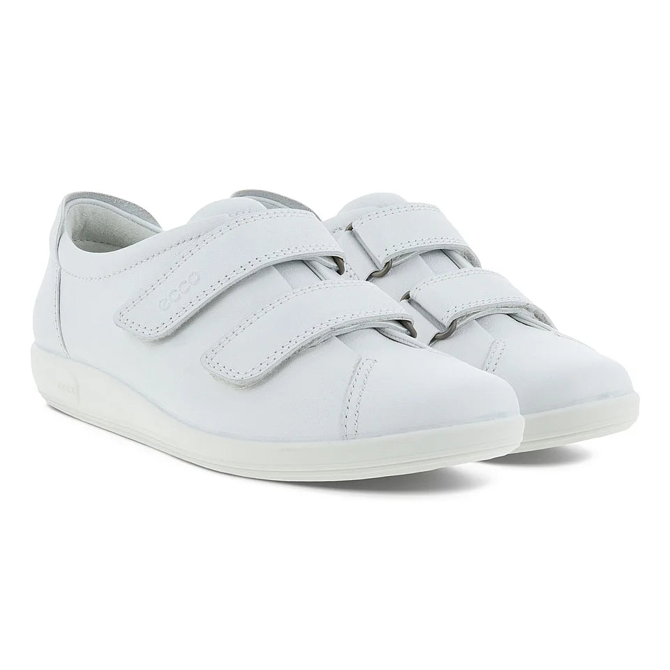 Ecco Soft 2.0 white Kirbys Footwear Ltd