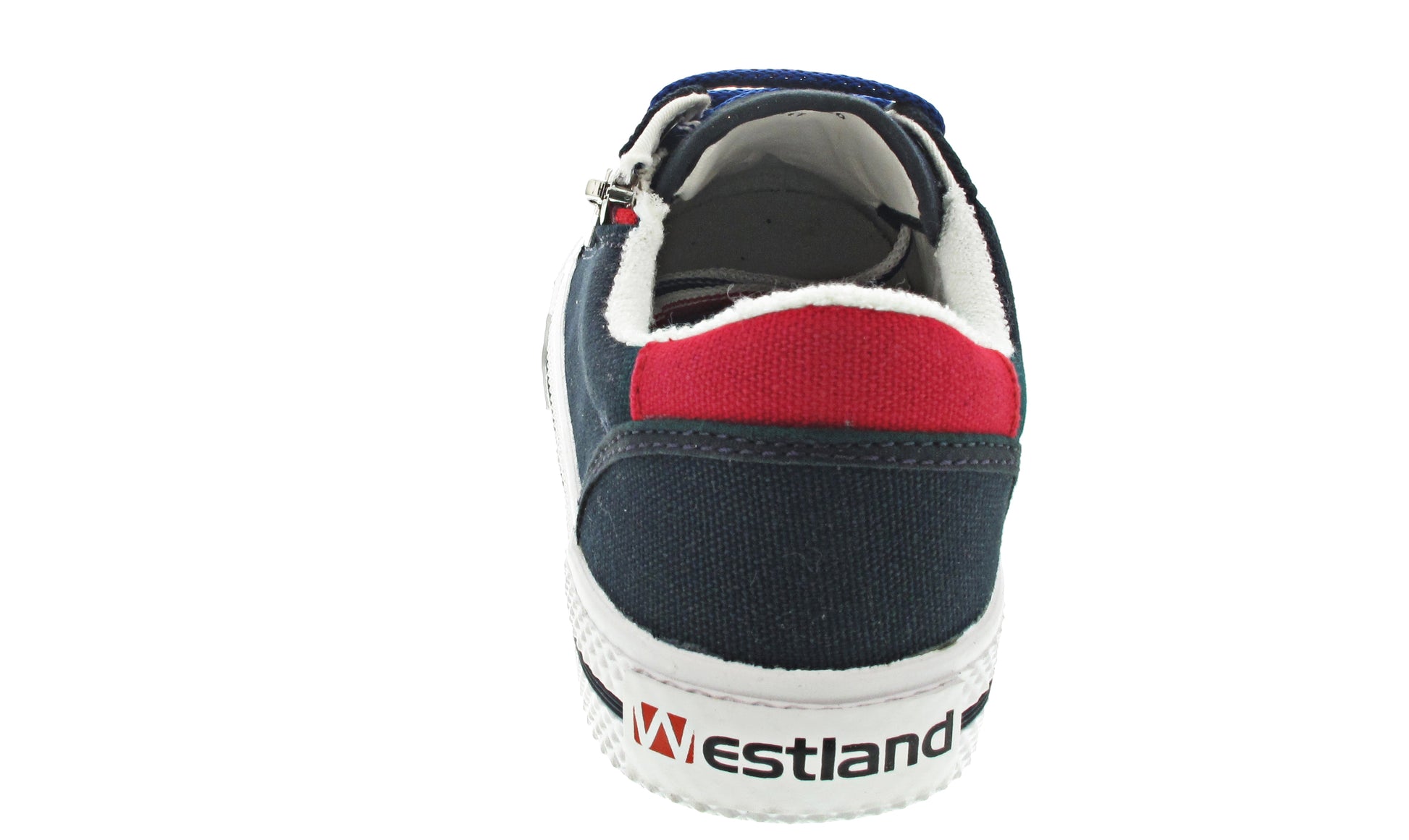 Westland Sya canvas navy red - Kirbys Footwear Ltd