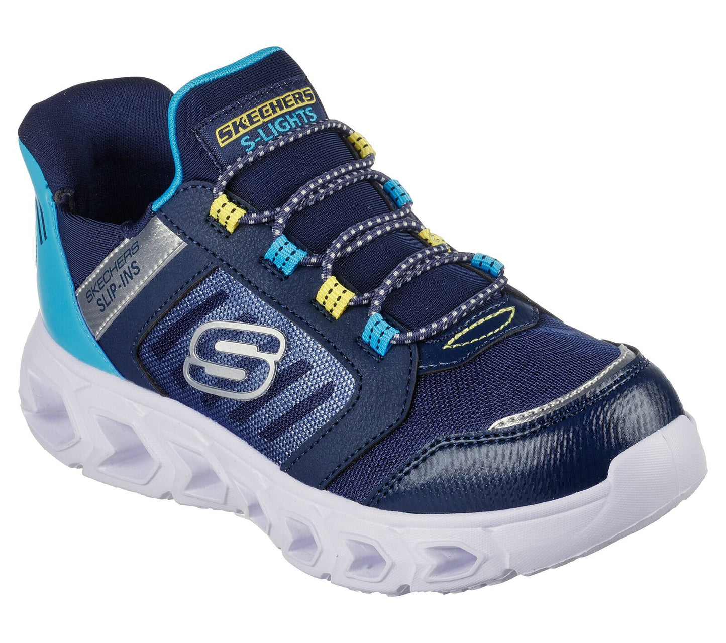 Skechers Slip-in boys lights navy