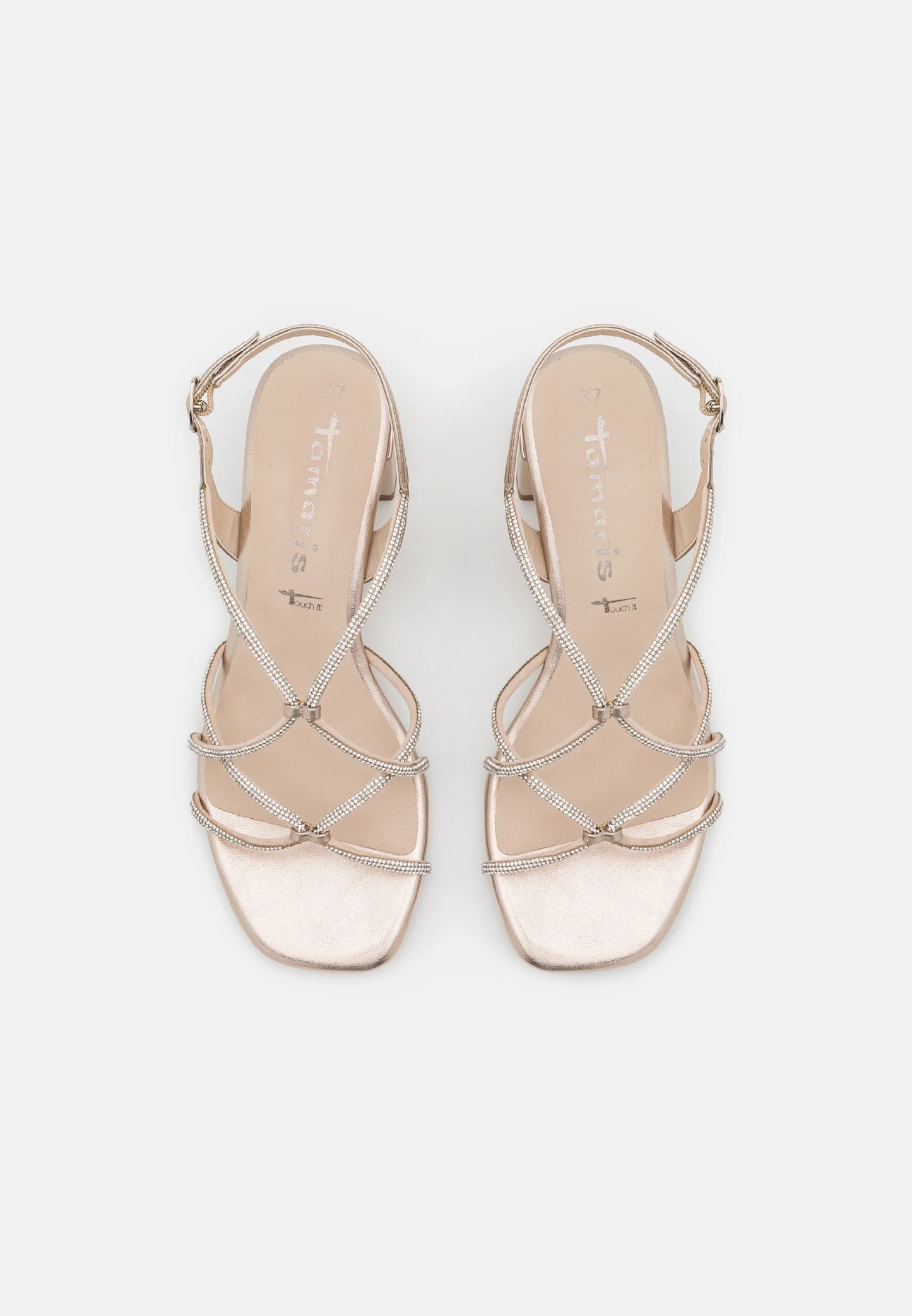 Tamaris 28236 gold sandal