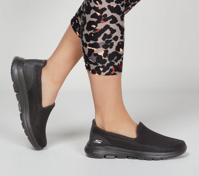 Skechers Go Walk 6 - big splash - black - Kirbys Footwear Ltd