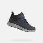 Geox Flexyper navy boot waterproof (lightweight) - Kirbys Footwear Ltd