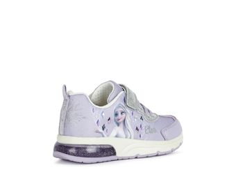 Geox spaceclub frozen lilac - lights - Kirbys Footwear Ltd