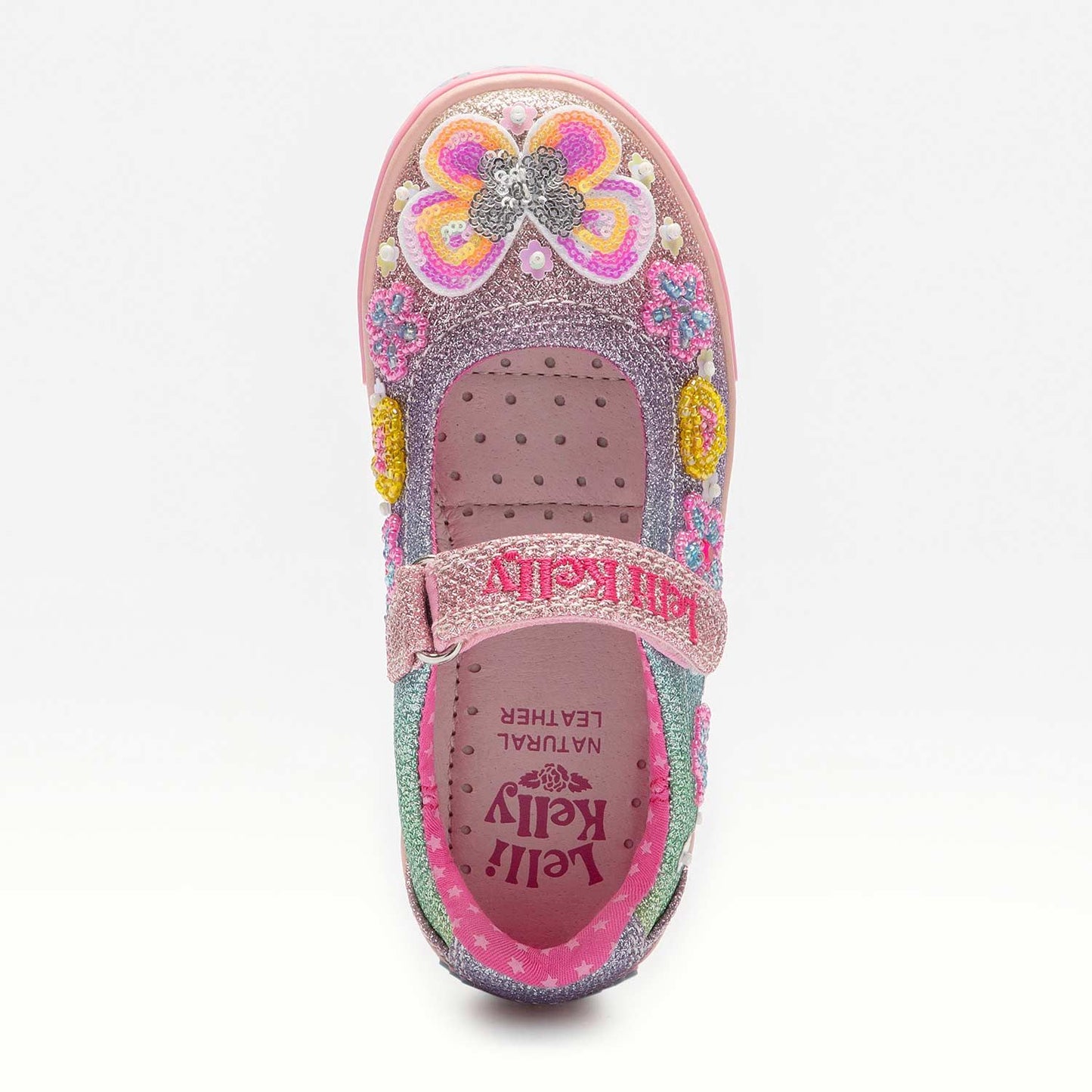 Lelli Kelly Rainbow butterfly strap - Kirbys Footwear Ltd