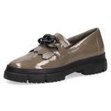 Caprice taupe loafer 24701