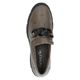 Caprice taupe loafer 24701