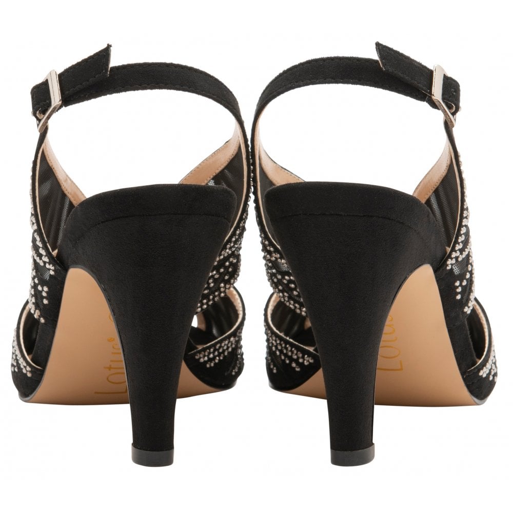 Lotus Natalia sandal black - Kirbys Footwear Ltd