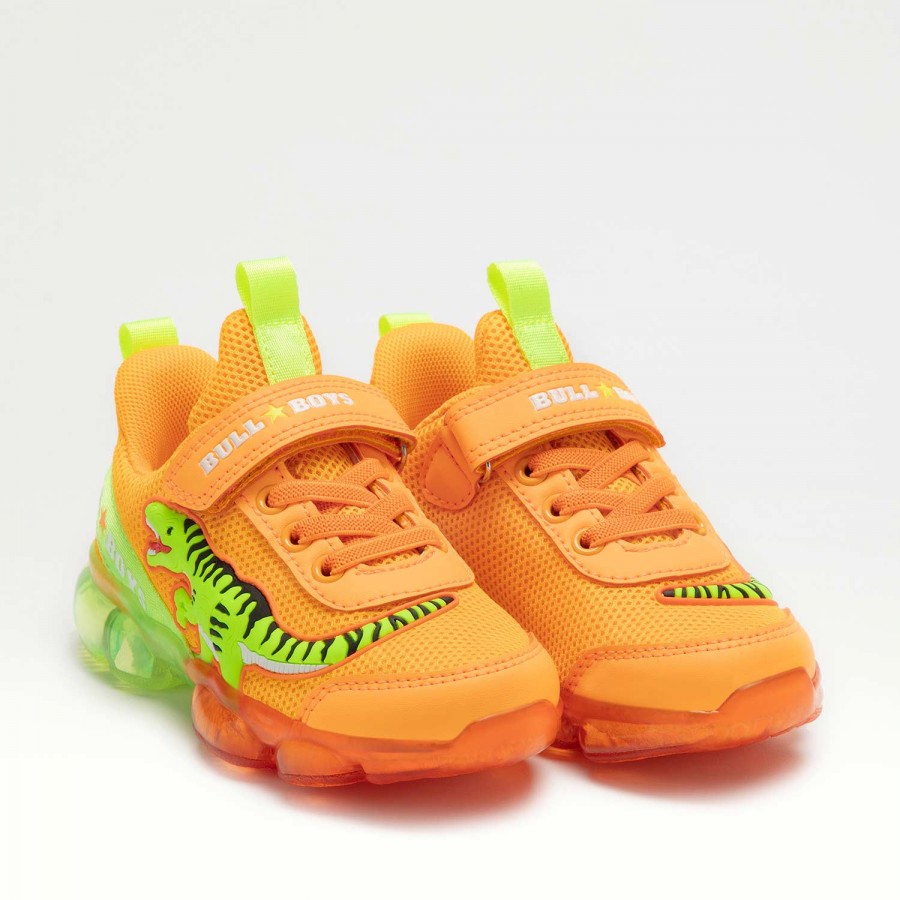 Bull Boys Dino lights orange - Kirbys Footwear Ltd
