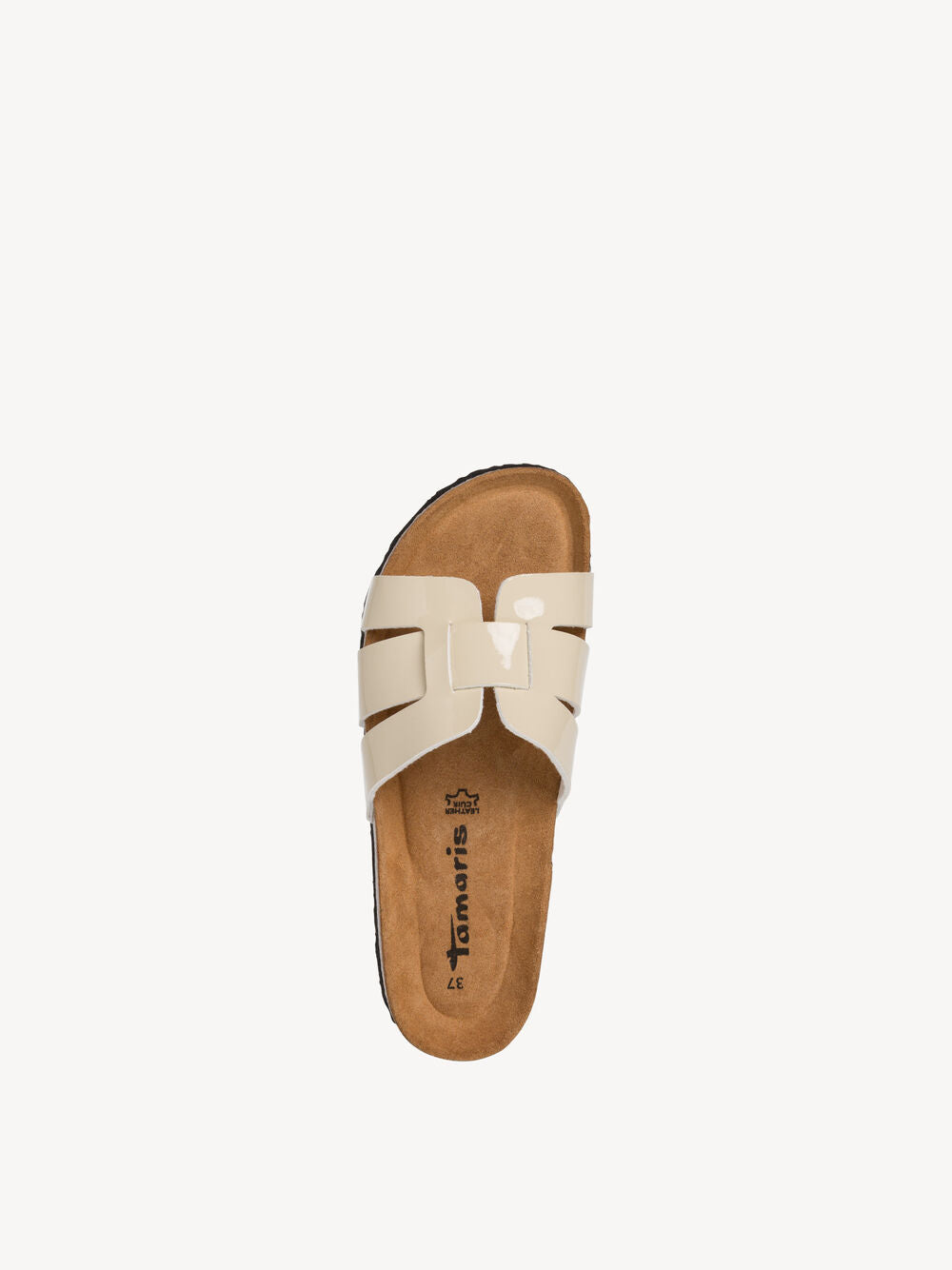 Tamaris mule nude patent 27405