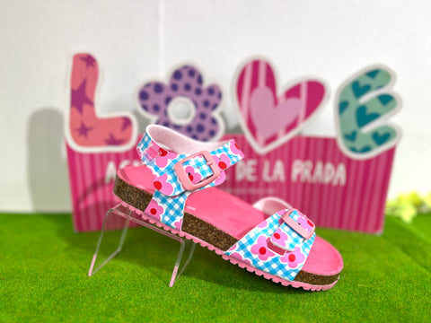 Agatha sandal blue pink 232962