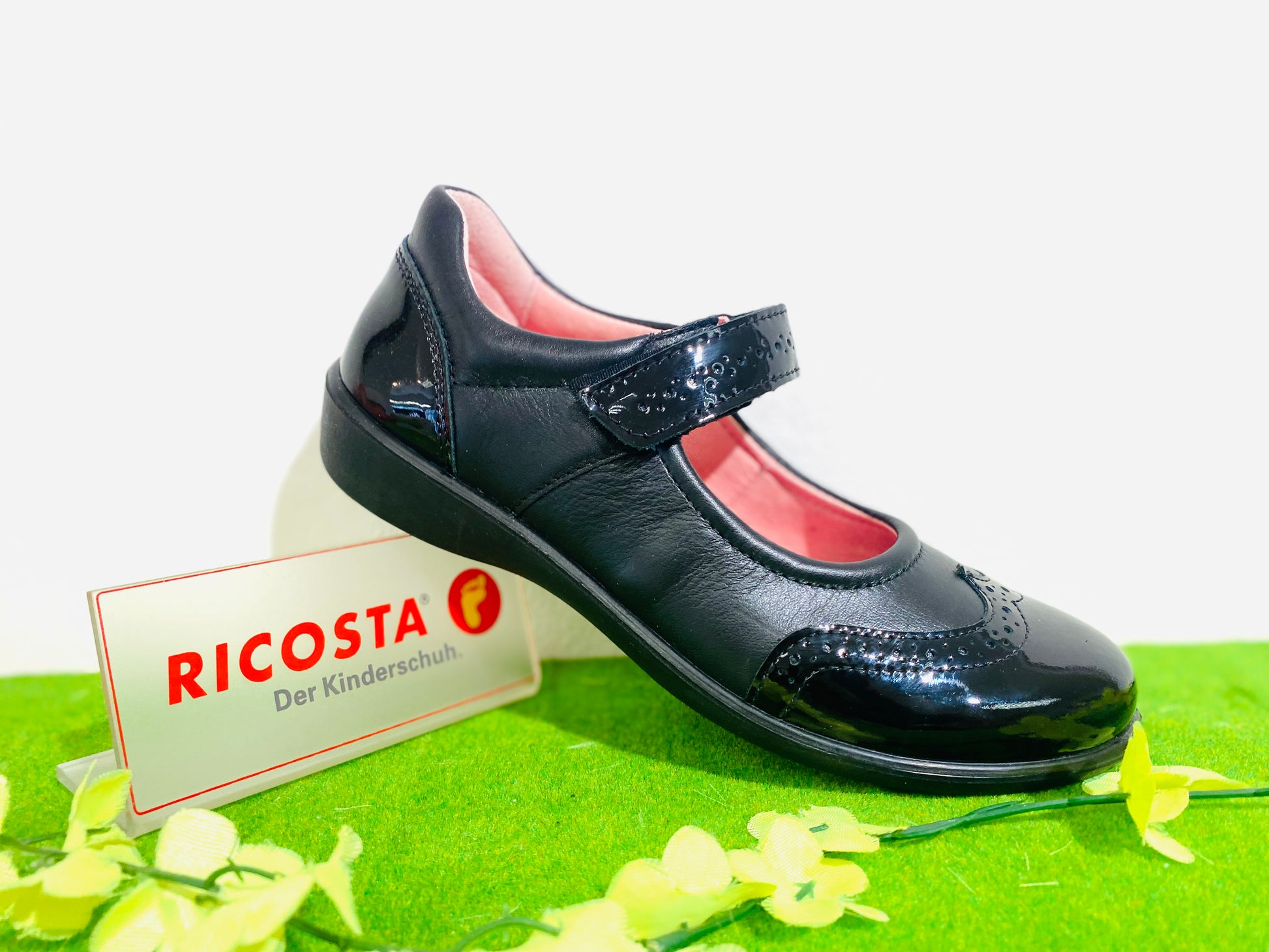 Ricosta Beryl black Patent - Kirbys Footwear Ltd