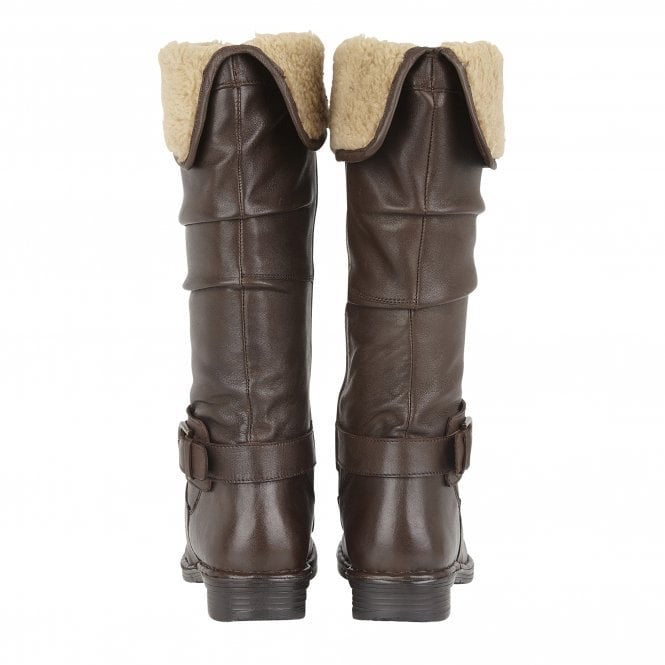 Lotus Talitha boot warm lined brown - Kirbys Footwear Ltd