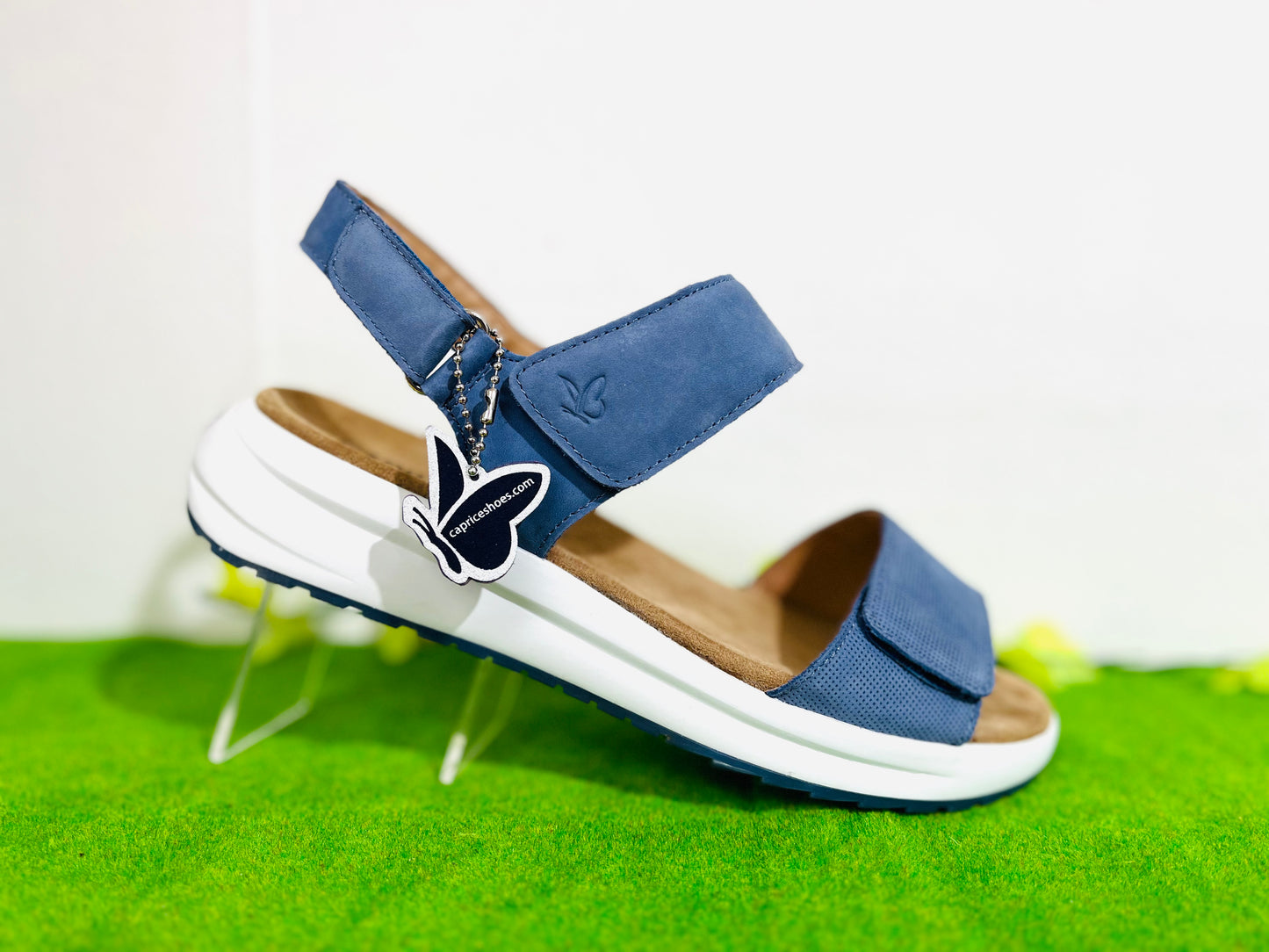 Caprice sandal jeans 28718 - leather