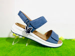 Caprice sandal jeans 28718 - leather