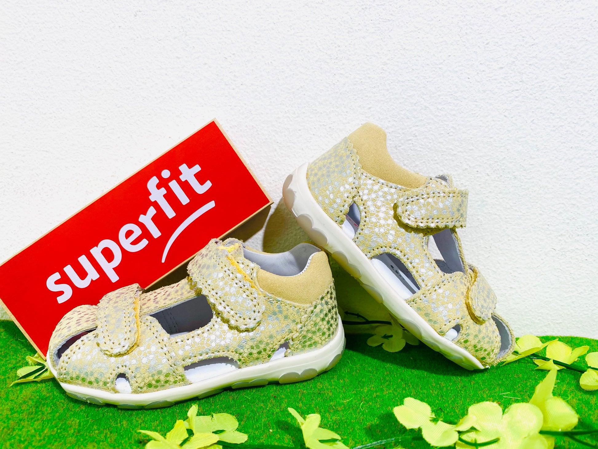 SuperFit closed sandal yellow/silver - Kirbys Footwear Ltd