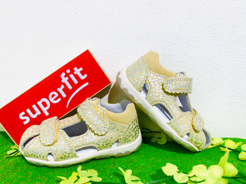 SuperFit closed sandal yellow/silver - Kirbys Footwear Ltd