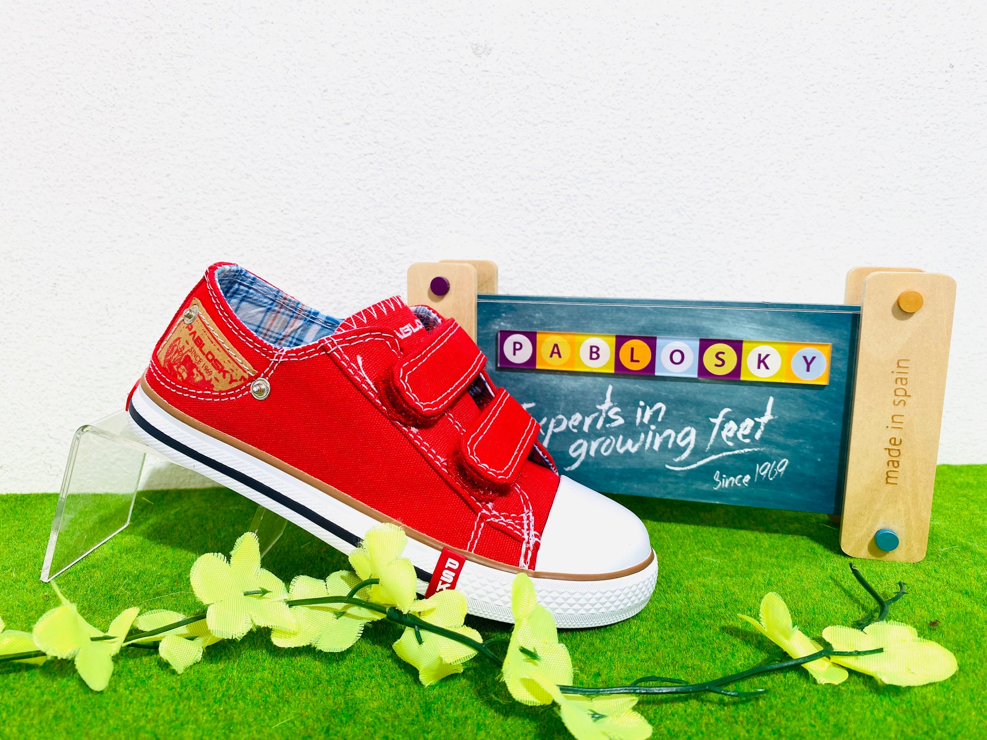 Pablosky canvas red 967460 - Kirbys Footwear Ltd