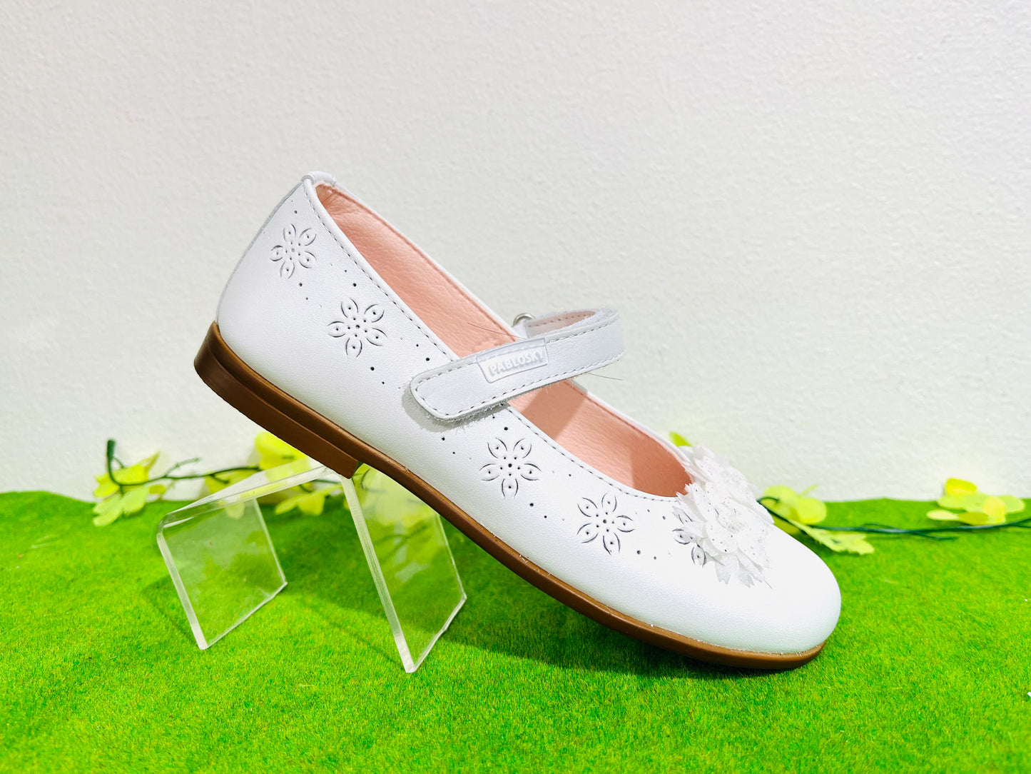 Pablosky white leather 349608