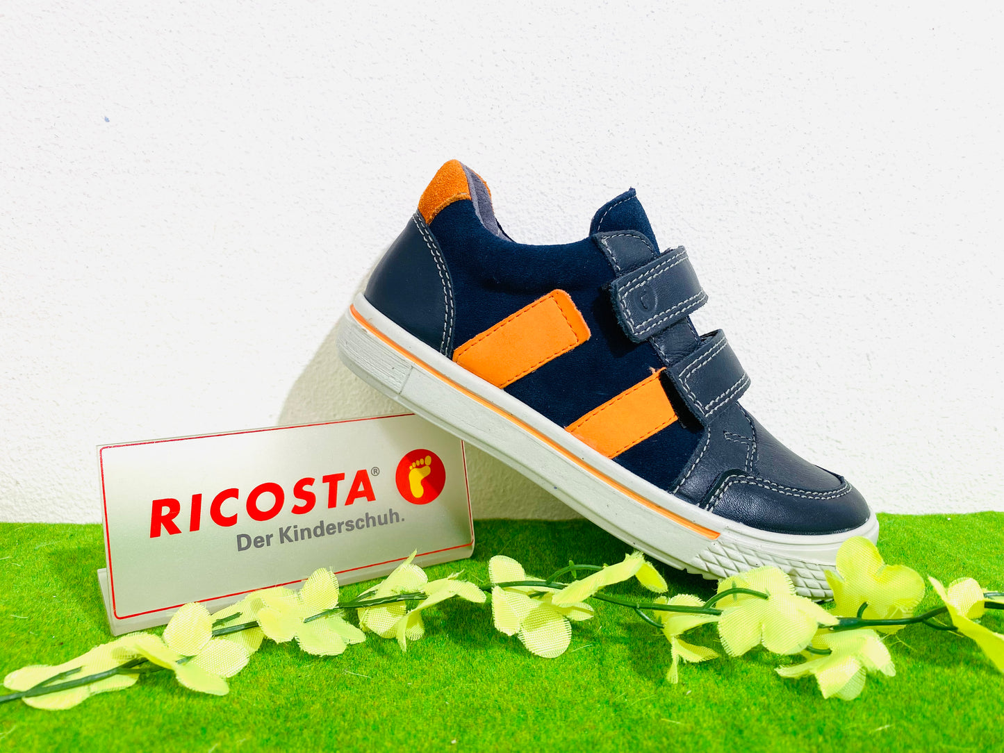 Ricosta Ethan navy orange - Kirbys Footwear Ltd