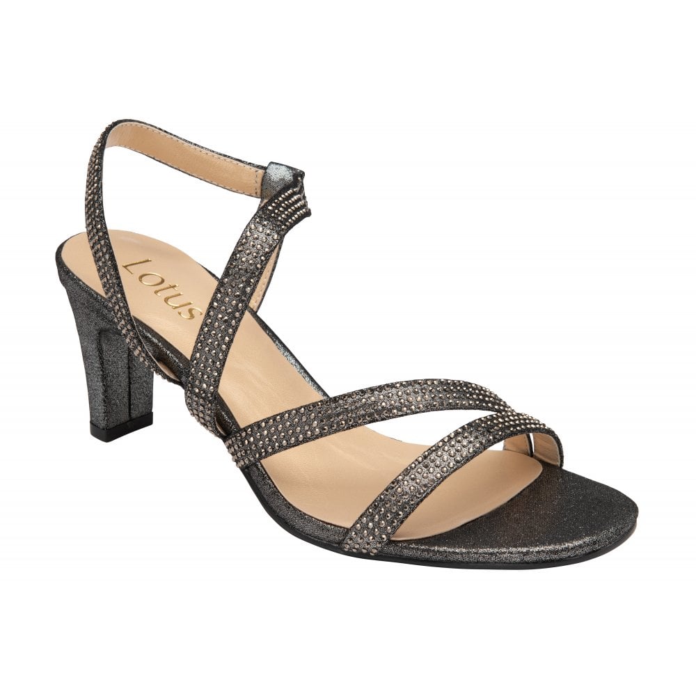 Lotus Bernadette sandal pewter