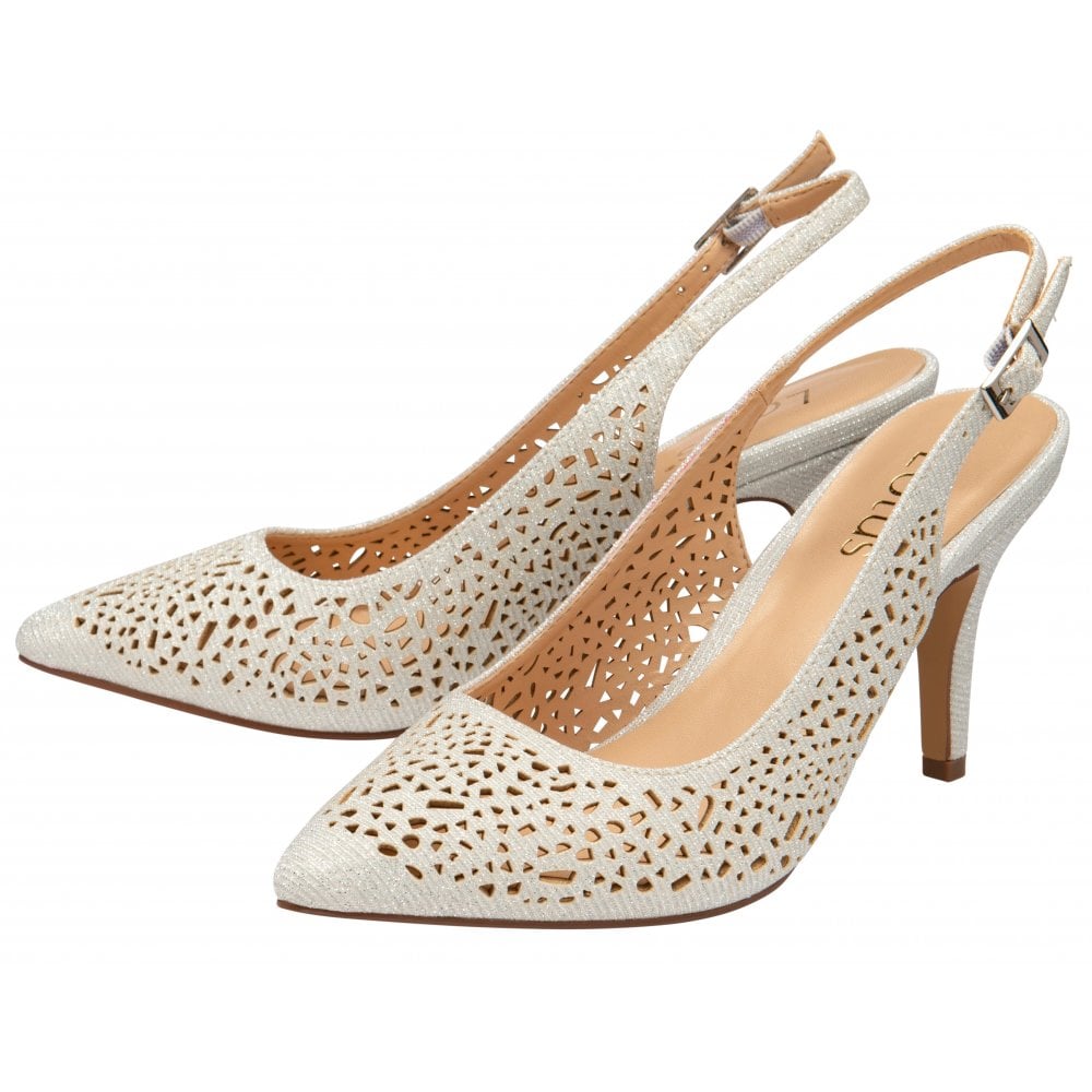 Lotus Lyla slingback silver - Kirbys Footwear Ltd