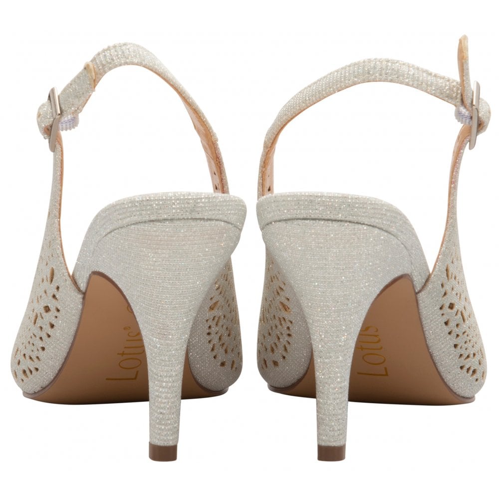 Lotus Lyla slingback silver - Kirbys Footwear Ltd