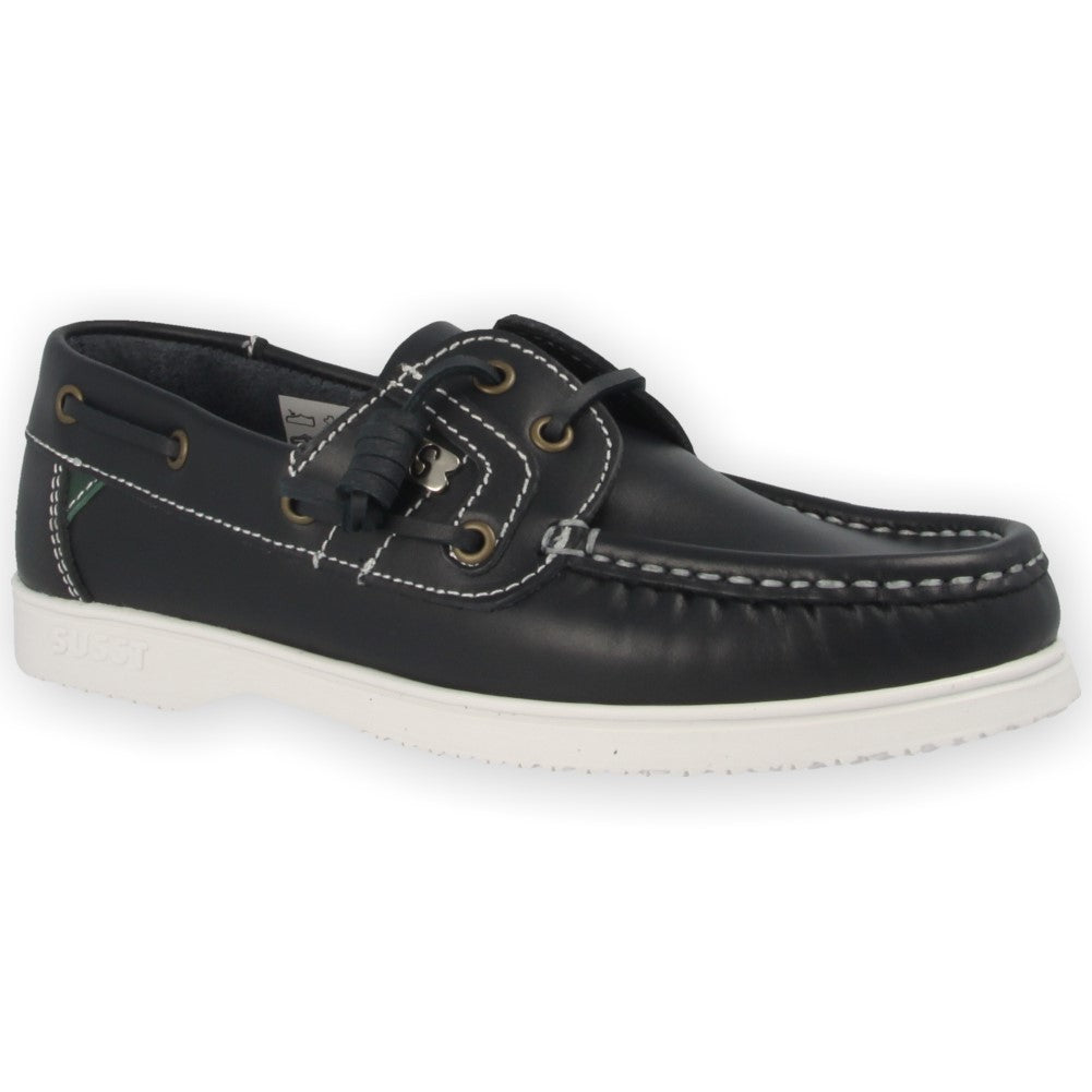 Susst Gaby junior navy leather - Kirbys Footwear