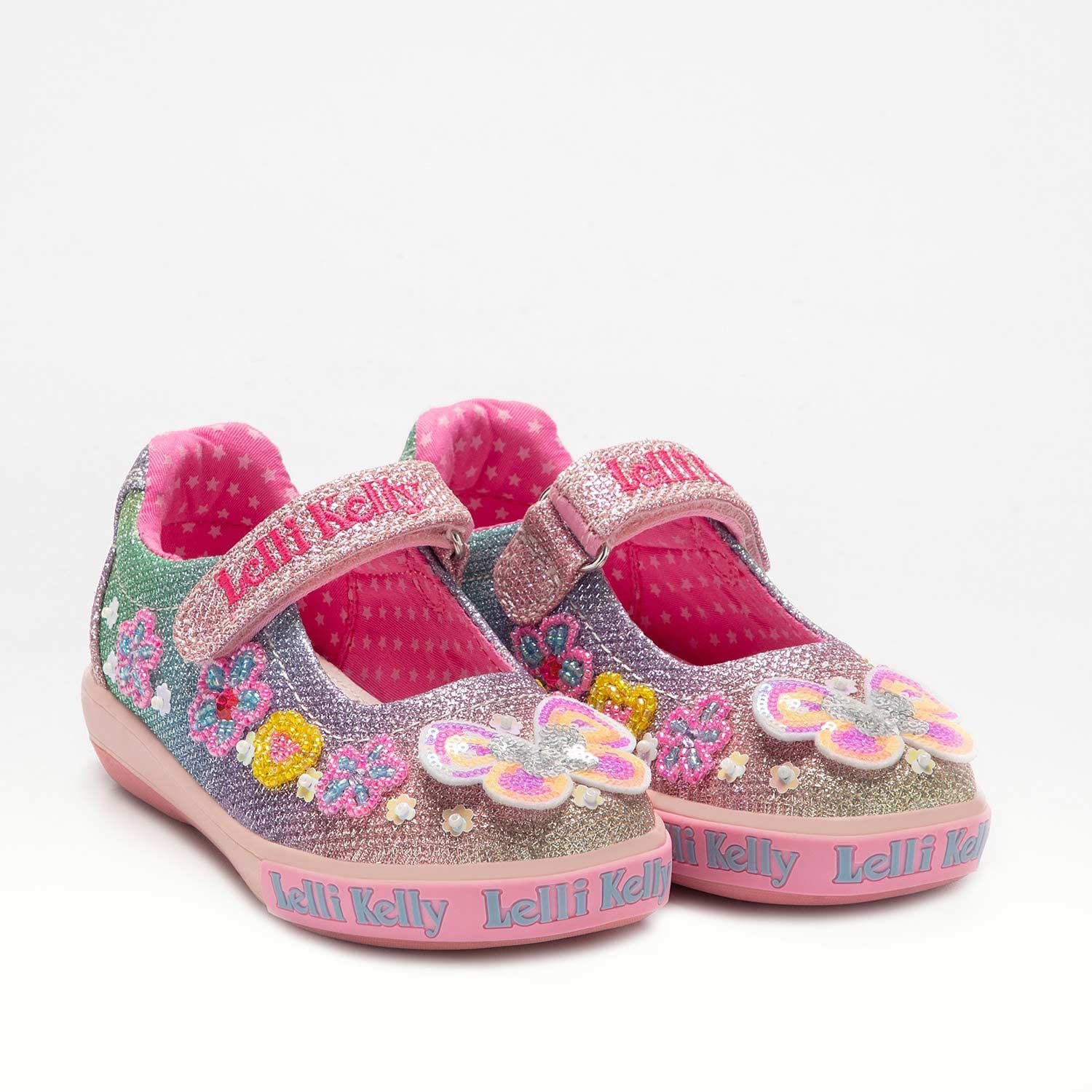 Lelli Kelly Rainbow butterfly strap - Kirbys Footwear Ltd