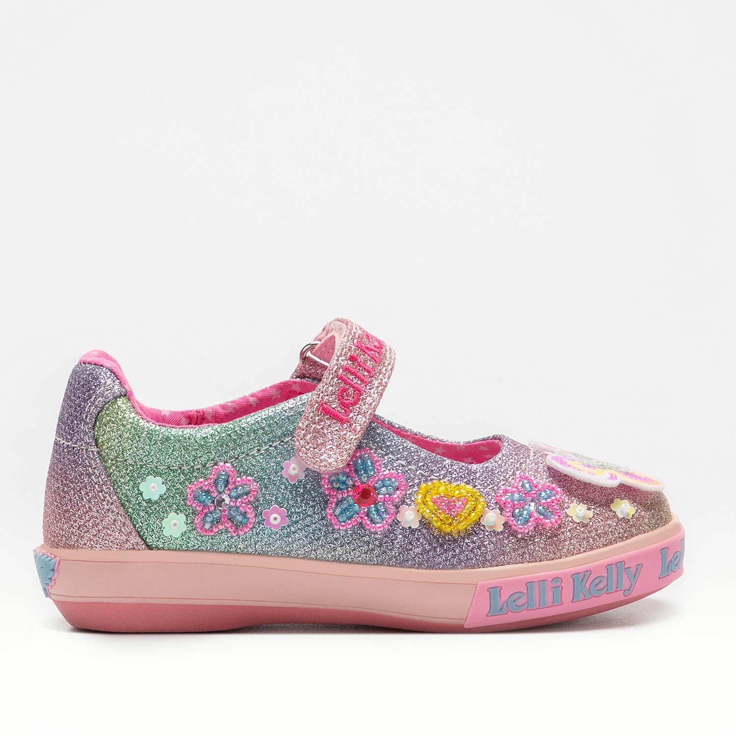 Lelli Kelly Rainbow butterfly strap - Kirbys Footwear Ltd